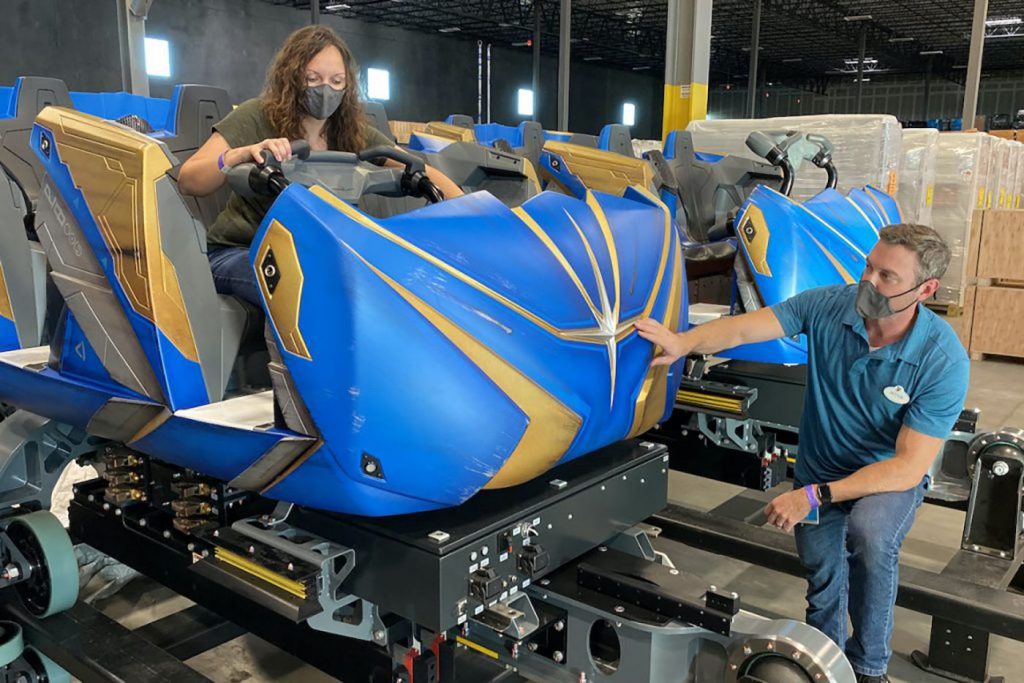 ウォルト・ディズニー・ワールド・リゾートに建造中のガーディアンズ・オブ・ギャラクシー:コスミック・リワインド