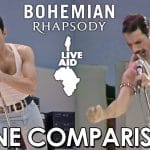 『ボヘミアン・ラプソディ（Bohemian Rhapsody）』のライブエイドがどれぐらいの再現度か良く分かる比較映像🎥